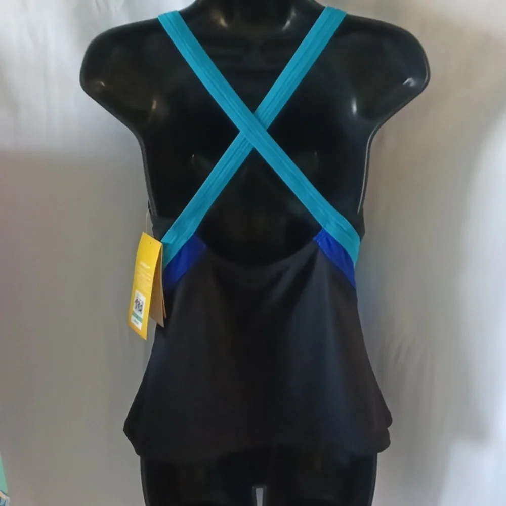 Speedo Fitness Swim Tankini Top Size 8